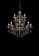 Zinta Antique Brass Crystal Wall Lights Diyas Armed Wall Lights Zinta Antique Brass Crystal Wall Lights Diyas Armed Wall Lights